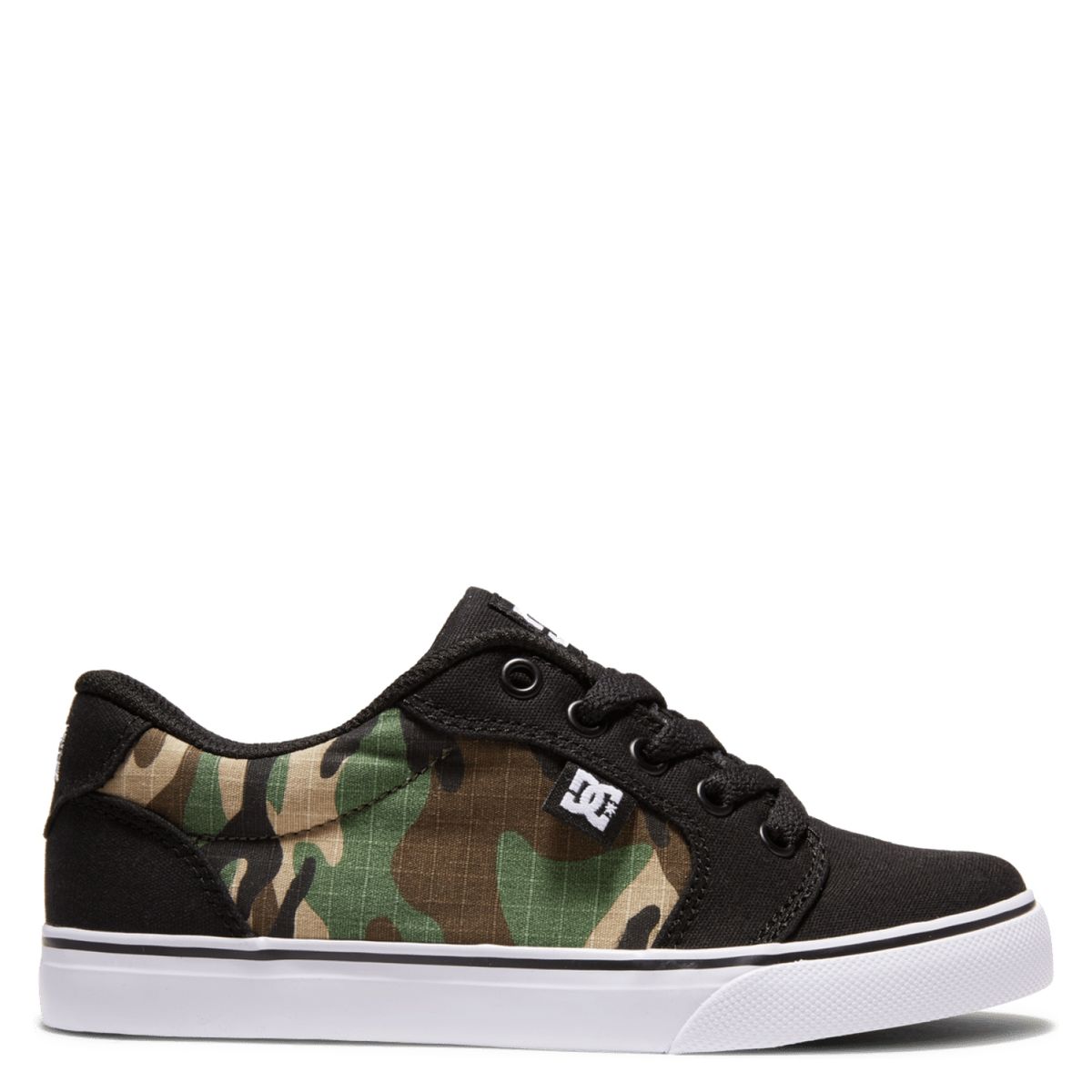 DC SHOES - Anvil Zapatilla Urbana Niño Negra DC (34 a 38)