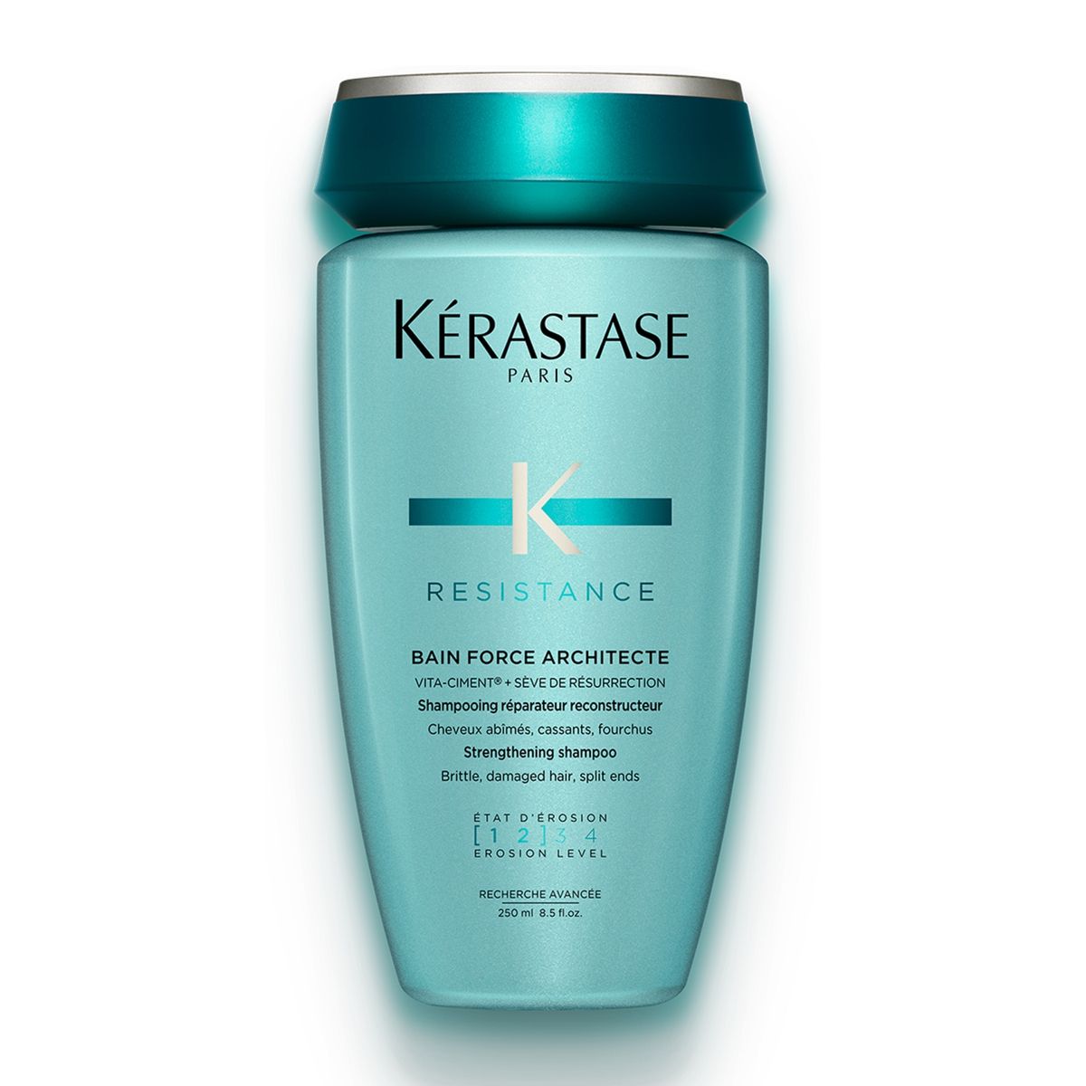 KERASTASE - Set Fortalecedor Cabello Dañado Resistance Shampoo 250 ml + Máscara 200 ml KERASTASE