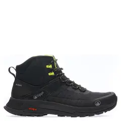 LIPPI - Vulcano Iron Stone Mid Bdry Zapatilla Outdoor Hombre Impermeable Negro