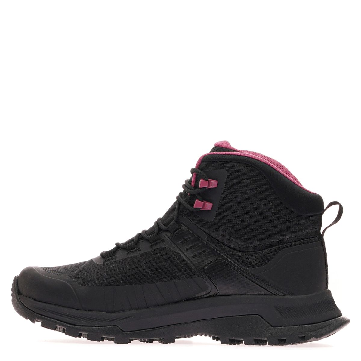LIPPI - Vulcano Iron Stone Mid Bdry Zapatilla Outdoor y Trekking Mujer Negra Lippi