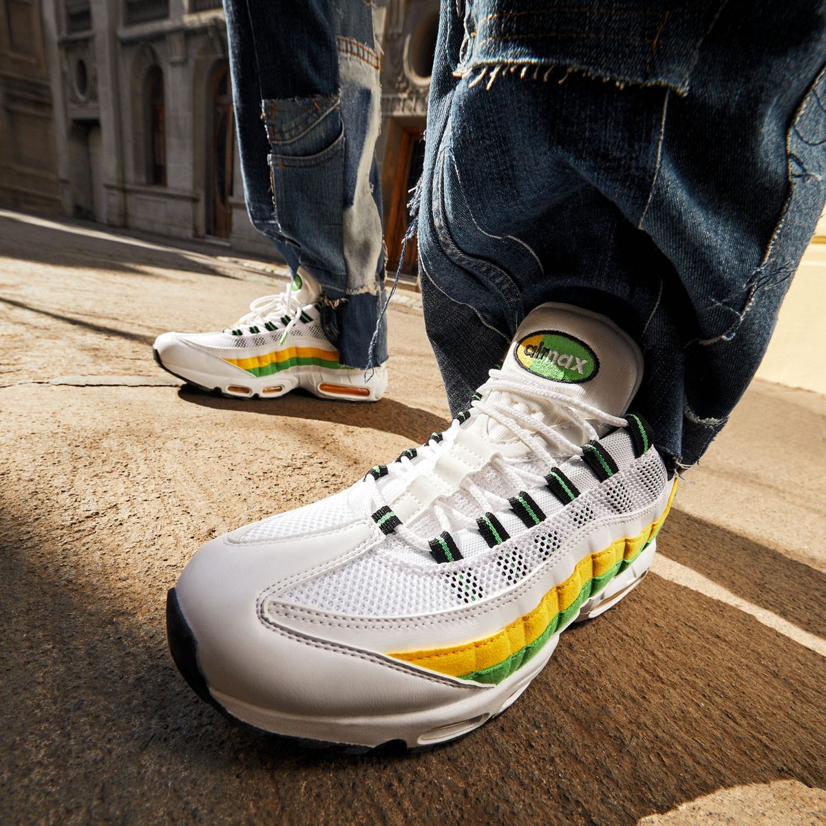 NIKE - Air Max 95 Essential Zapatilla Urbana Hombre Blanco Nike