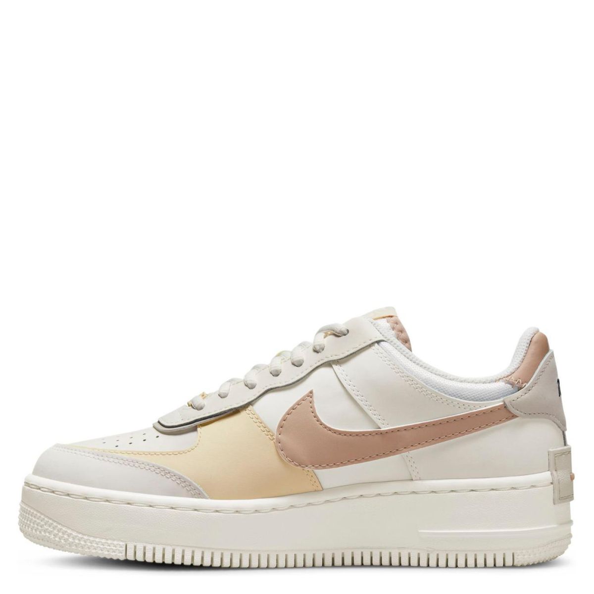 NIKE - Air Force 1 Shadow Zapatilla Urbana Mujer Cuero Blanco Nike