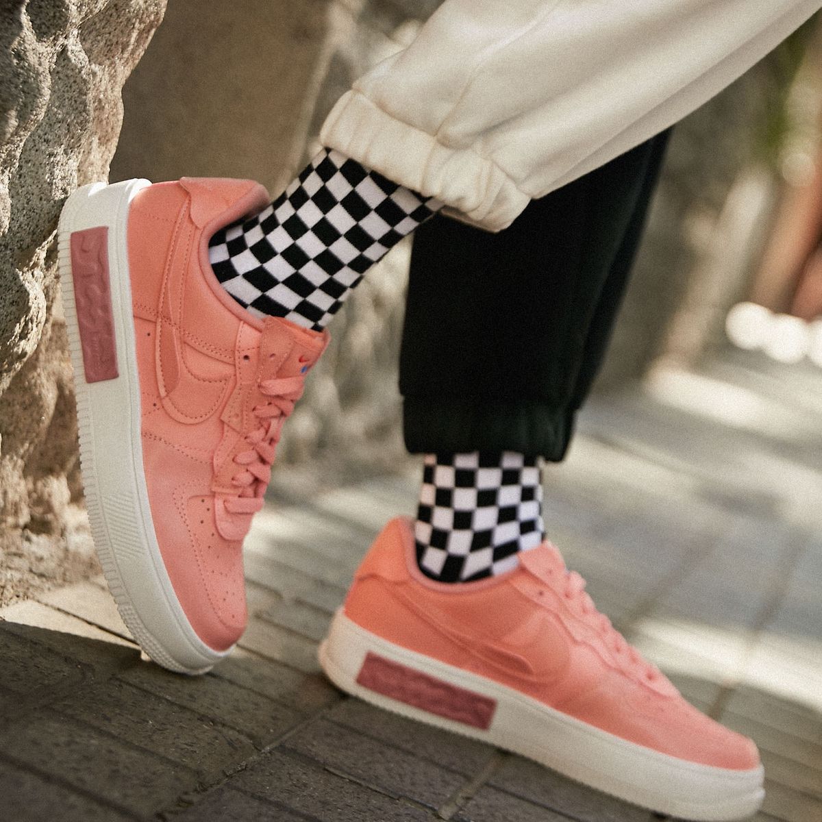 NIKE - Nike W Air Force 1 Fontanka Zapatilla Urbana Mujer Naranjo