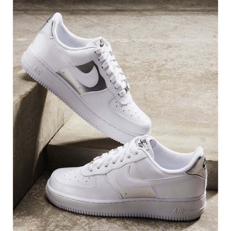 NIKE - Air Force 1 '07 Rec Zapatilla Urbana Mujer Cuero Blanco Nike