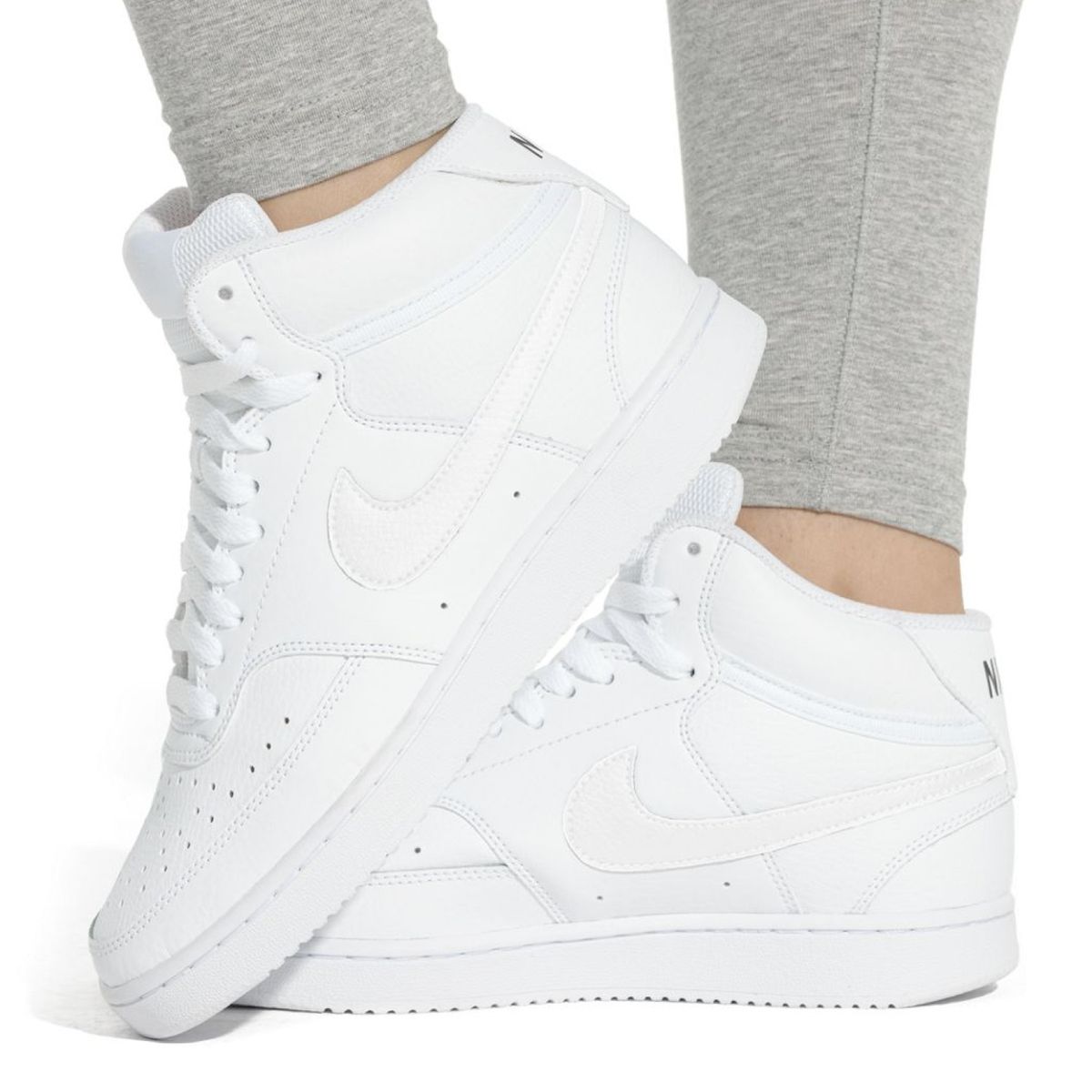NIKE - Nike Wmns nike court vision mid zapatilla urbana mujer blanco