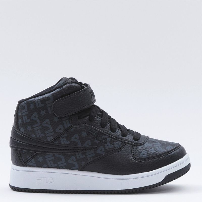 FILA - Kids A-High Stealth Stars Zapatilla Urbana Niño Negro (29 a 34.5) Fila