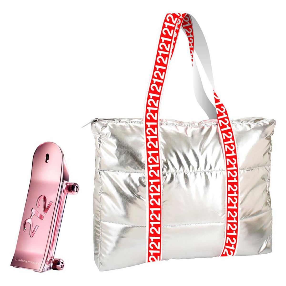 CAROLINA HERRERA - Perfume Mujer 212 Héroes for Her EDP 80ml + Bolso