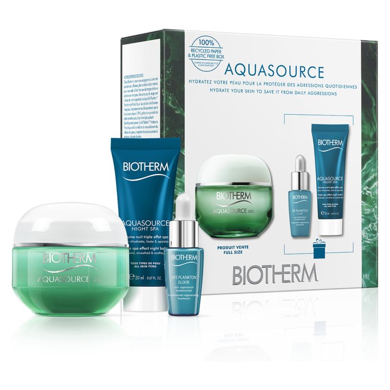 BIOTHERM - Set Rutina Hidratación Aquasource Biotherm 50ml
