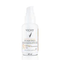 Protector Solar Facial Capital Soleil UV-Age Daily Con Color FPS 50 40 ml