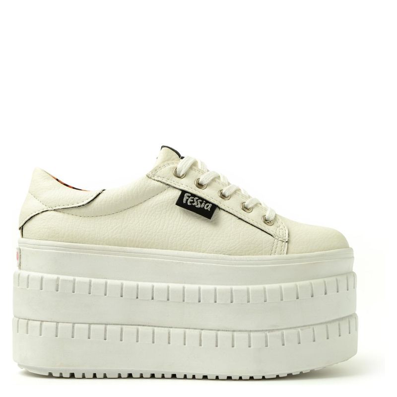 FESSIA - Fressia Zapatilla Urbana Mujer Blanco