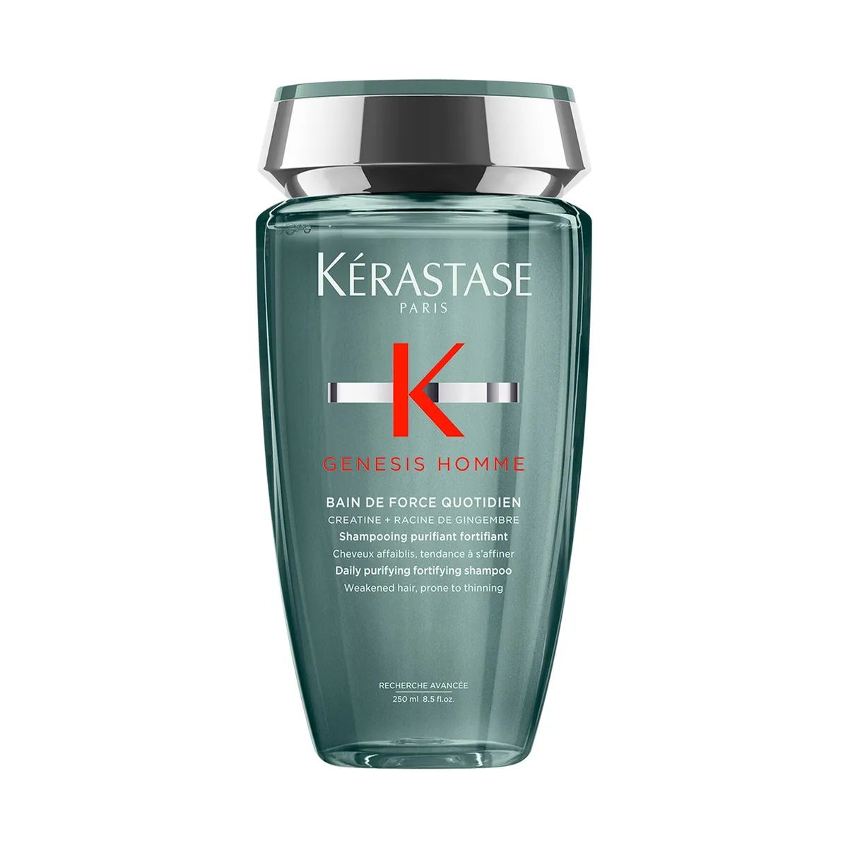 KERASTASE - Shampoo Fortificante Anti Caída Cabello Frágil Genesis Homme 250 Ml Kerastase