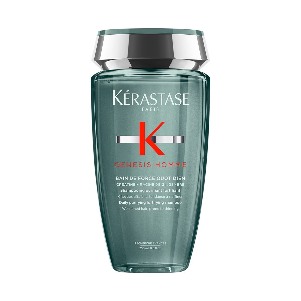 KERASTASE - Shampoo Fortificante Anti Caída Cabello Frágil Genesis Homme 250 Ml Kerastase