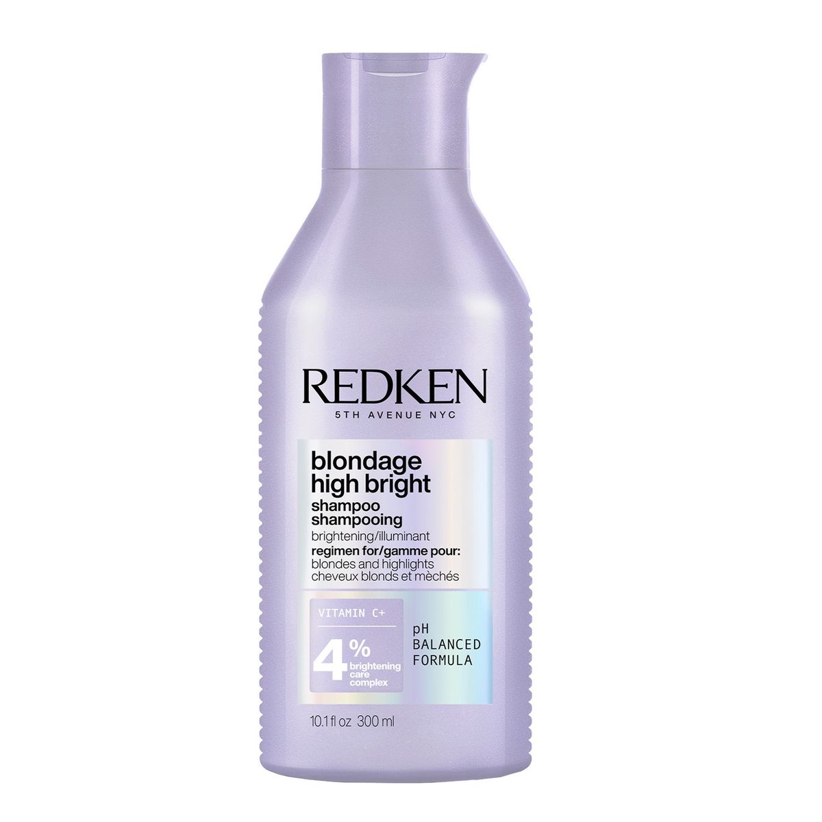 REDKEN - Shampoo con Vitamina C Iluminador de Cabello Rubio Blondage High Bright 300ml Redken