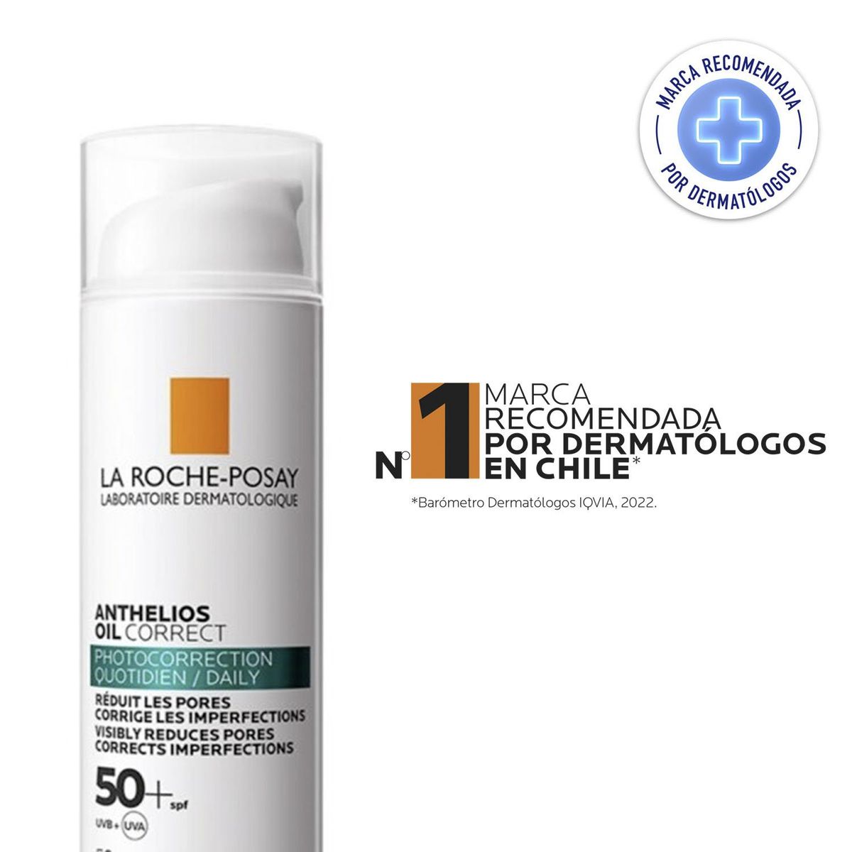 LA ROCHE POSAY - Protector Solar Facial Oil Correct Fps 50+ 50 Ml La Roche Posay