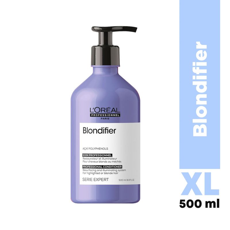LOREAL PROFESSIONNEL - Acondicionador Cabello Rubio Blondifier 500 Ml Loreal Professionnel