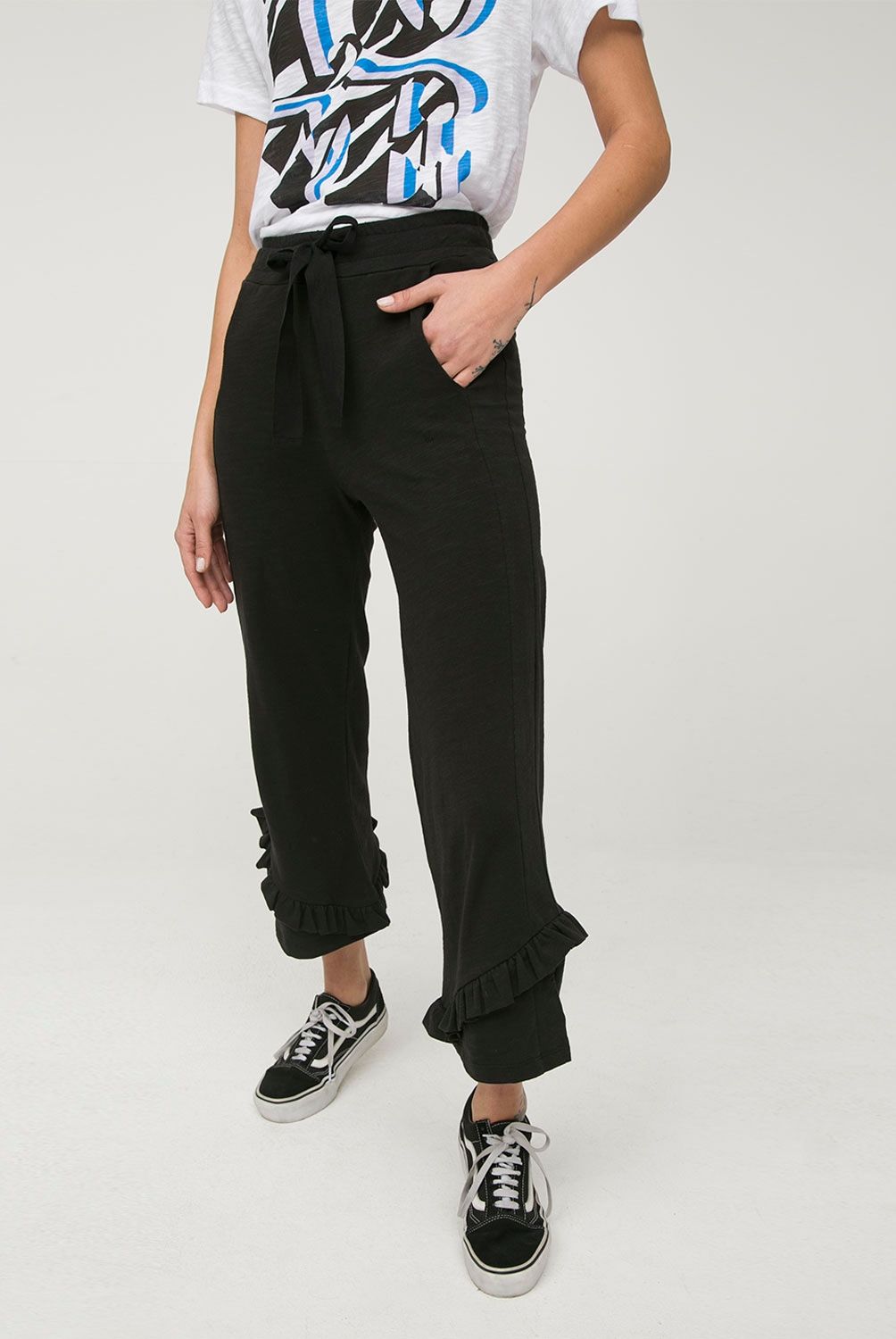 MALVA - Malva Pantalon Palazzo Tiro Medio Mujer