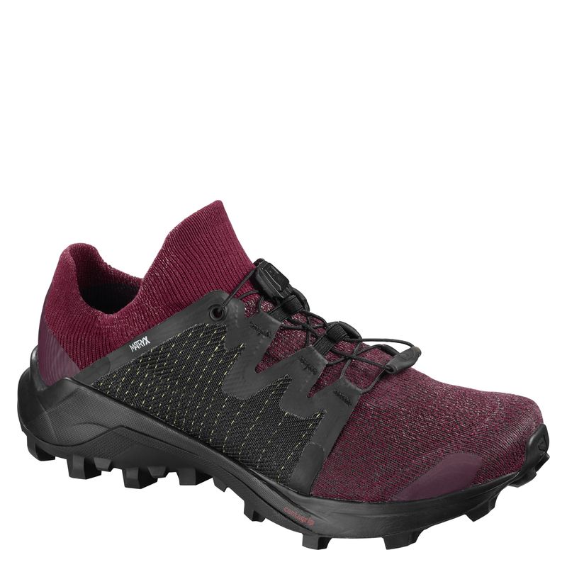 SALOMON - Cross W Pro Barolo Zapatilla Outdoor Mujer Rojo Salomon