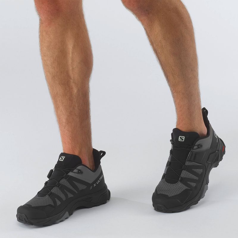 SALOMON - X Ultra 4 Quiet Shade Zapatilla Outdoor Hombre Negro Salomon