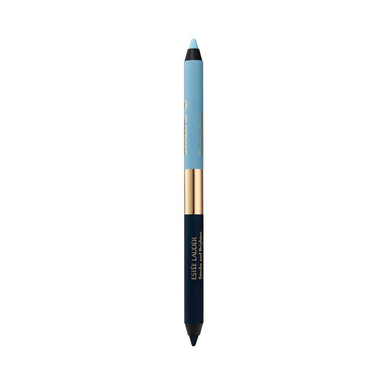 Delineador De Ojos Smoke And Brighten Kajal Eyeliner Duo Marine / Sky Blue Estée Lauder
