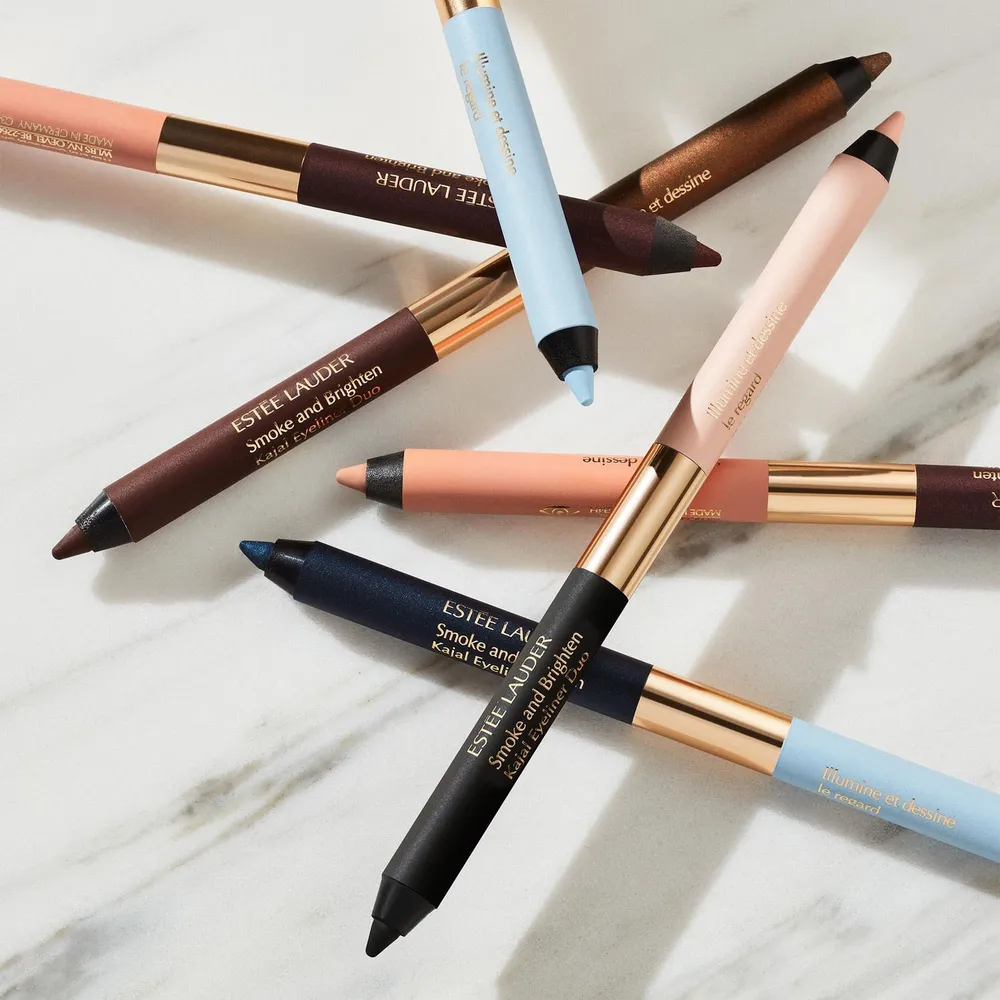 Estée Lauder Smoke and Brighten Kajal Eyeliner Duo Marine / Sky Blue, foto 4