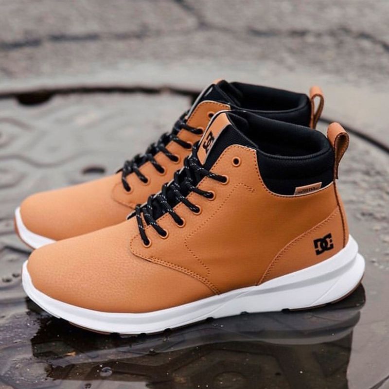 DC - Dc Botin hombre cuero cafe