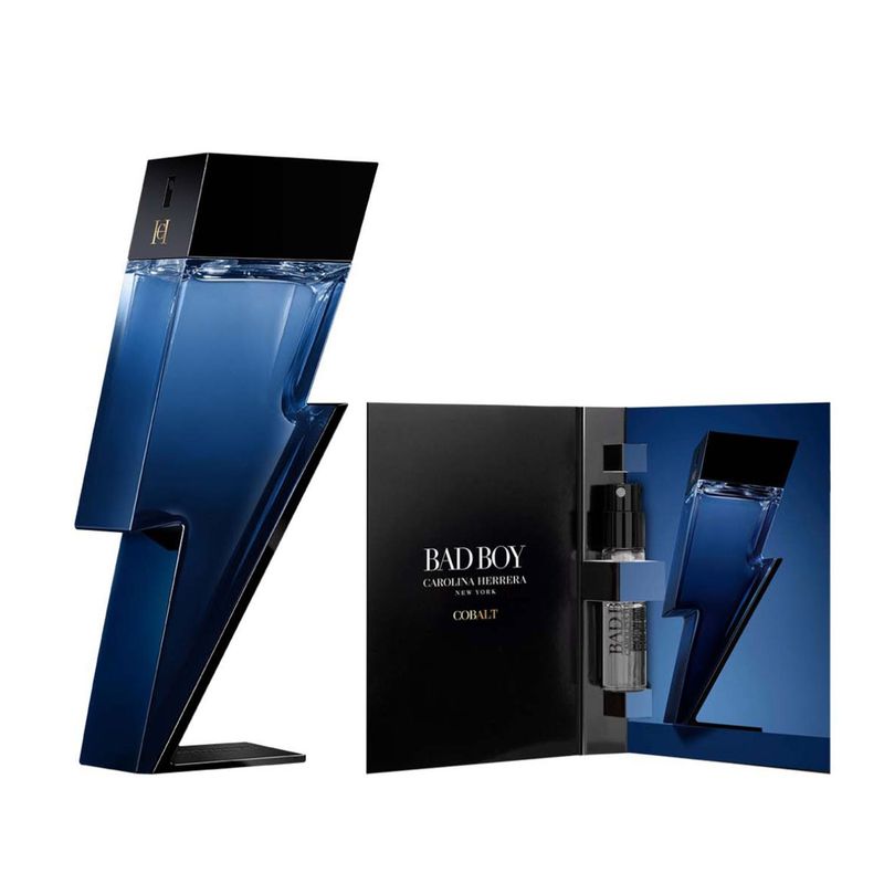 CAROLINA HERRERA - Set Perfume Hombre Bad Boy Cobalt Edp 100Ml + Muestra 1,5Ml Carolina Herrera