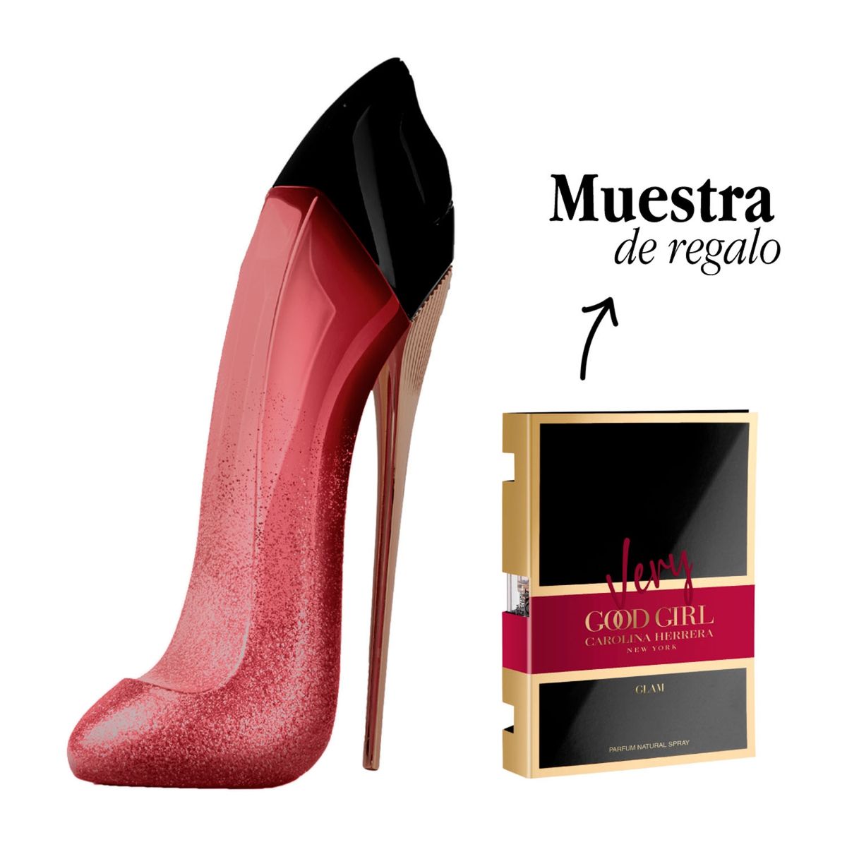CAROLINA HERRERA - Perfume Mujer Very Good Girl Glam Edp 80Ml + Muestra 1,5Ml Carolina Herrera