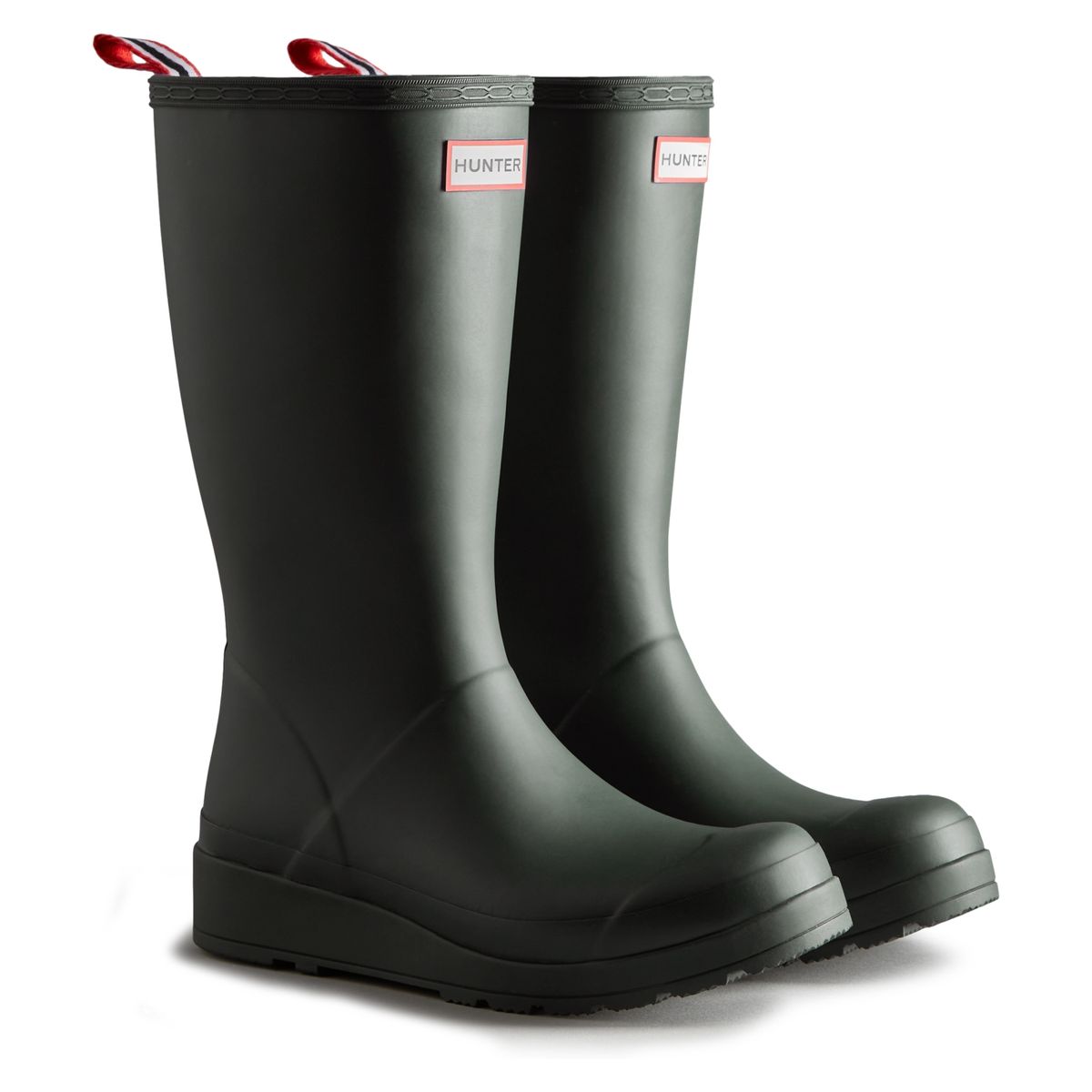 HUNTER - Bota De Agua Mujer Verde Hunter