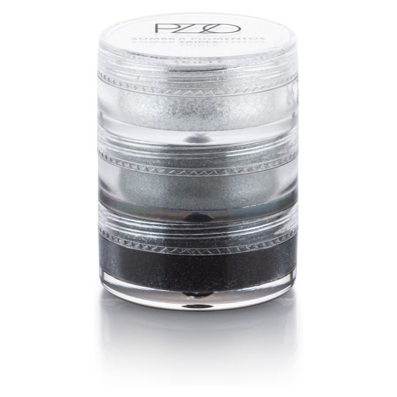 PETRIZZIO - Sombra Pigmento Triple Silver PZZO Petrizzio
