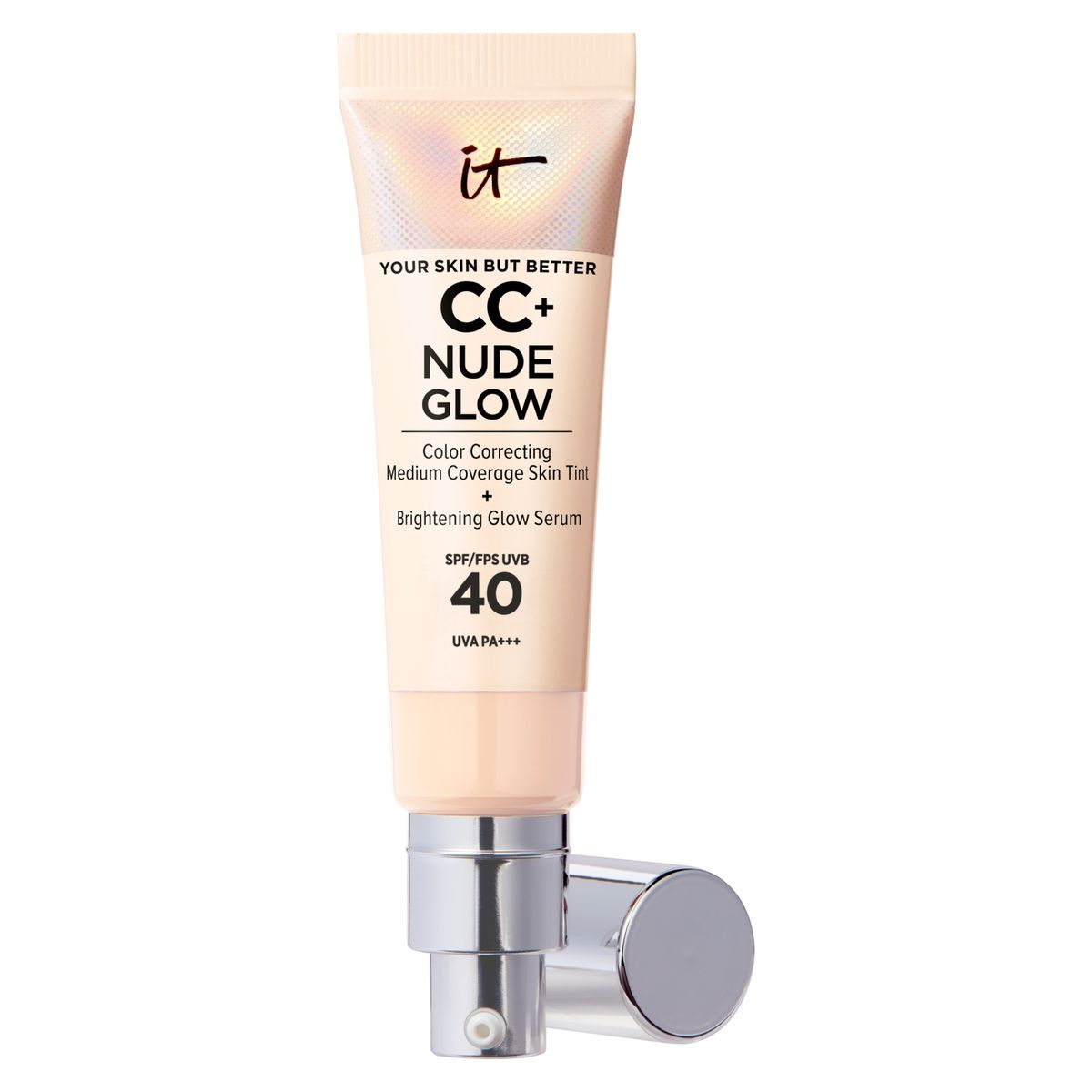 IT COSMETICS - Base De Media Cobertura Cc + Nude Glow Fair Light Con Spf 40 It Cosmetics