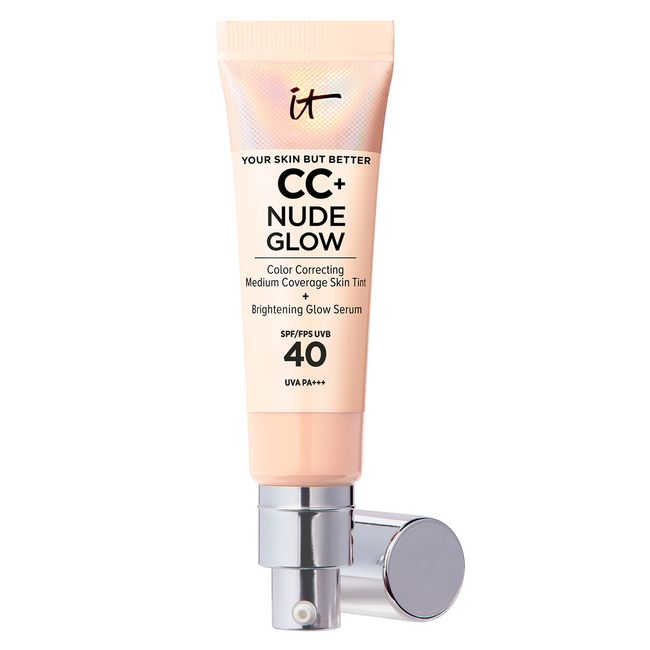 IT COSMETICS - Base De Media Cobertura Cc + Nude Glow Light Con Spf 40 It Cosmetics