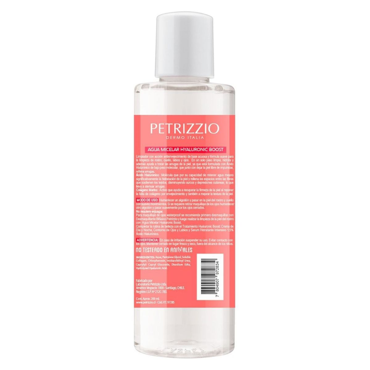 PETRIZZIO - Agua Micelar Hidratante Ácido Hialurónico 200 Ml Petrizzio