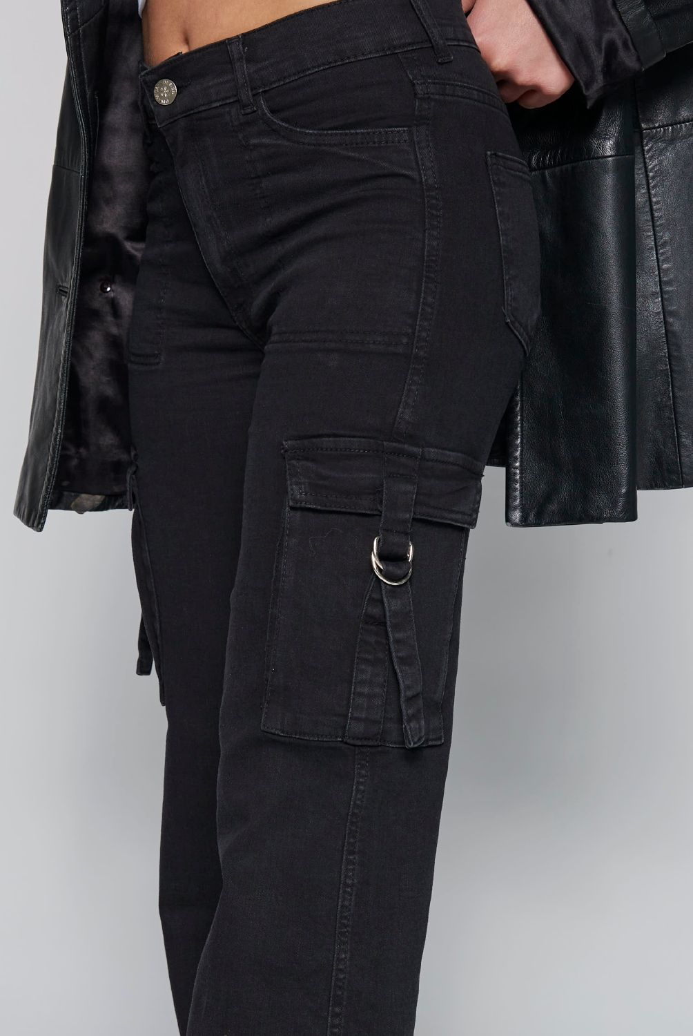 DINAMICA - Dinamica Jeans Straight Tiro Alto Mujer