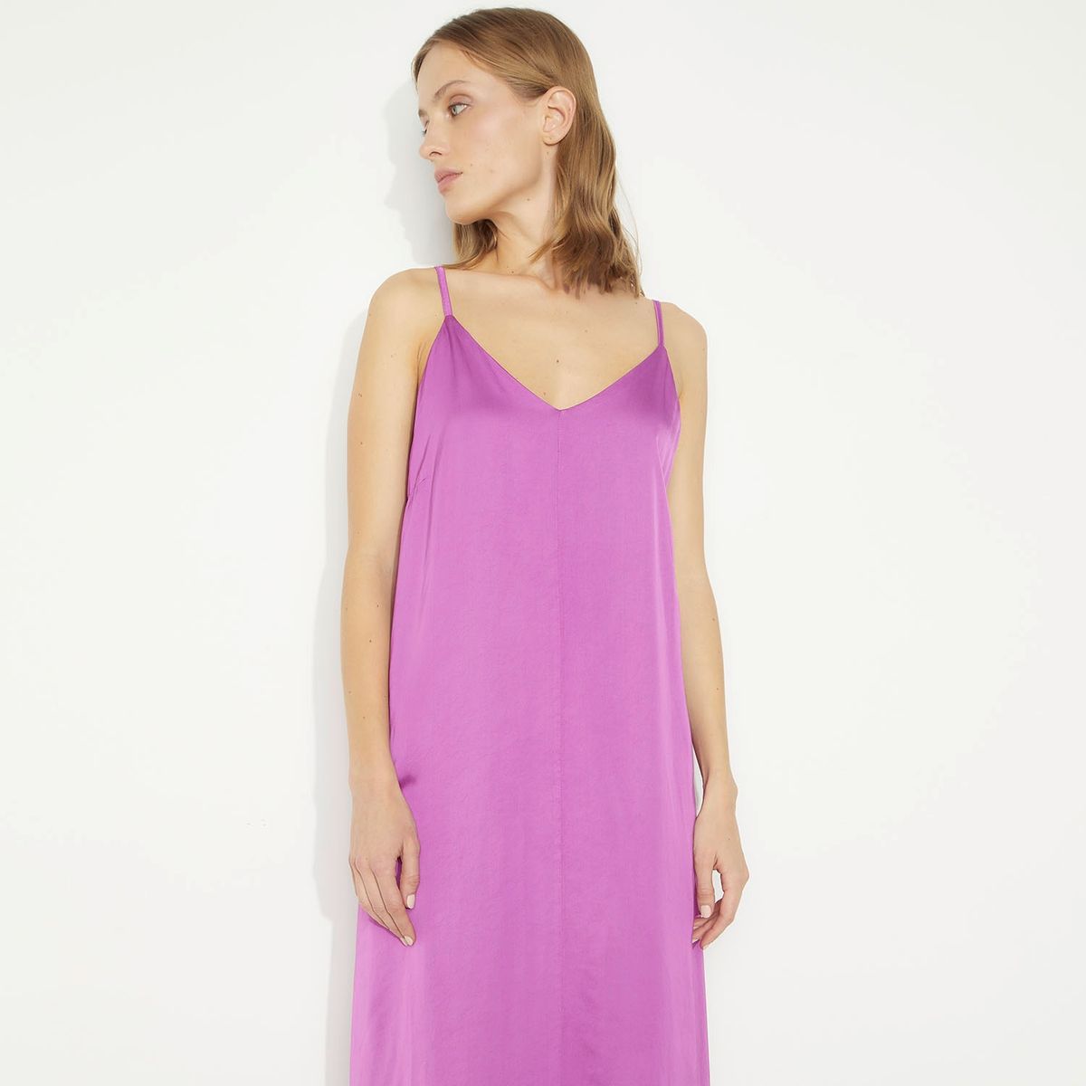 BASEMENT - Basement Vestido Largo Mujer Hecho en Italia