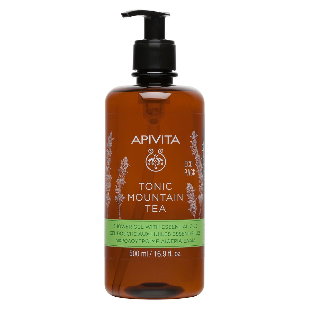 APIVITA - Shower Tonic Mountain Tea 500 Ml Apivita