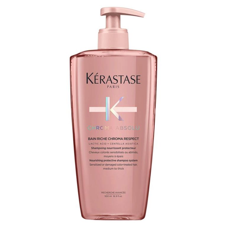 Shampoo Protección Del Color Cabello Grueso Bain Riche Chroma Respect Chroma Absolu 500ml