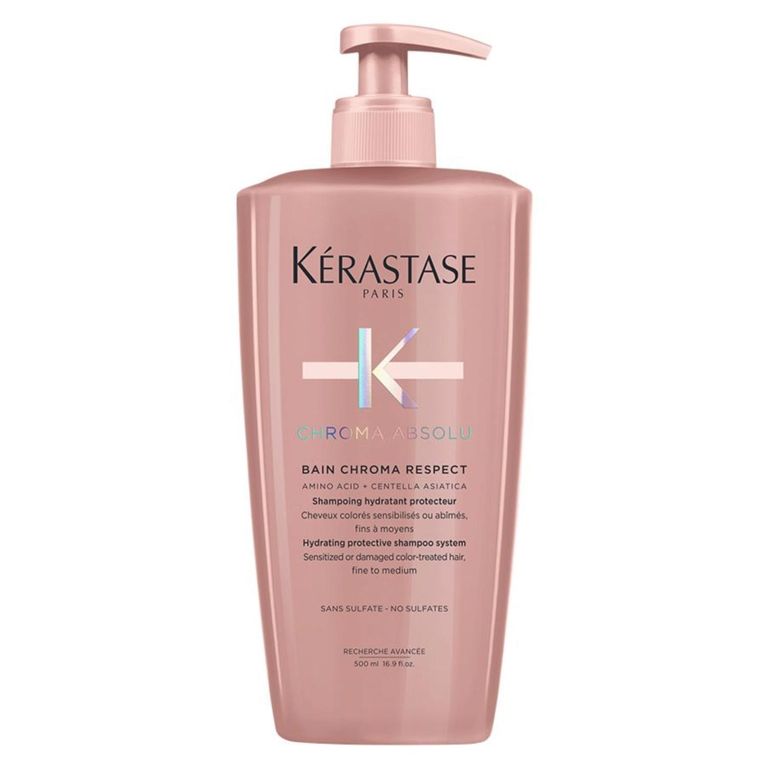 Shampoo Protección Del Color Cabello Fino Bain Chroma Respect Chroma Absolu 500ml