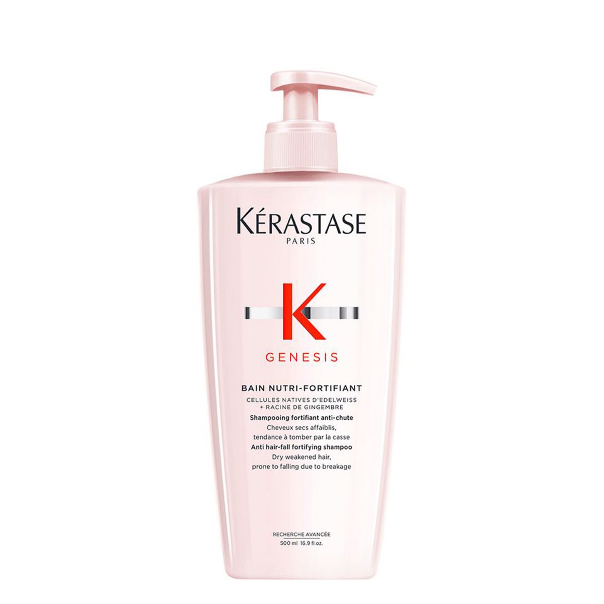 KERASTASE - Shampoo Hidratante Anti Caída Cabello Frágil Bain Hydra Fortifiant 500 Ml Kerastase
