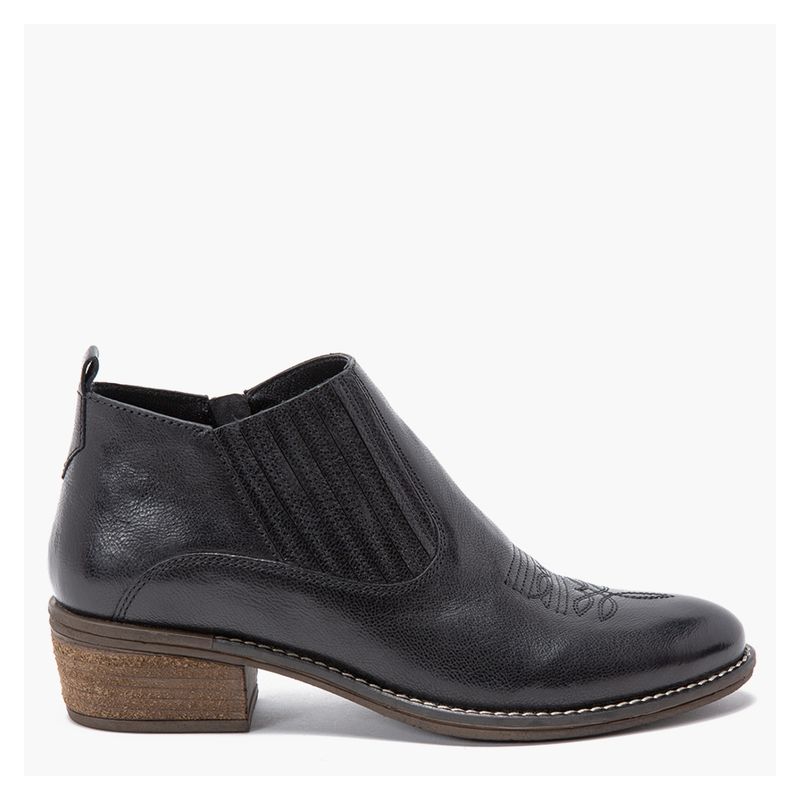 GACEL Botin Mujer Cuero Negro Gacel | falabella.com