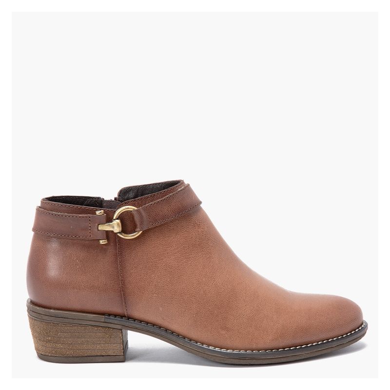 GACEL Botin Mujer Cuero Café Gacel | falabella.com