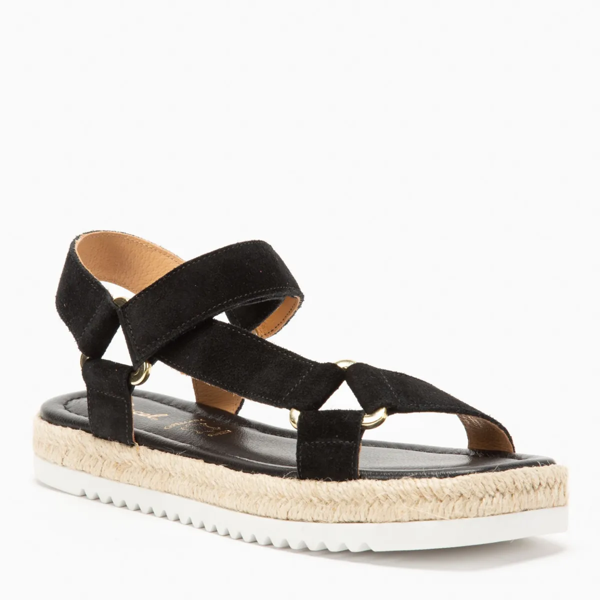 GACEL - Gacel Sandalia mujer cuero negro
