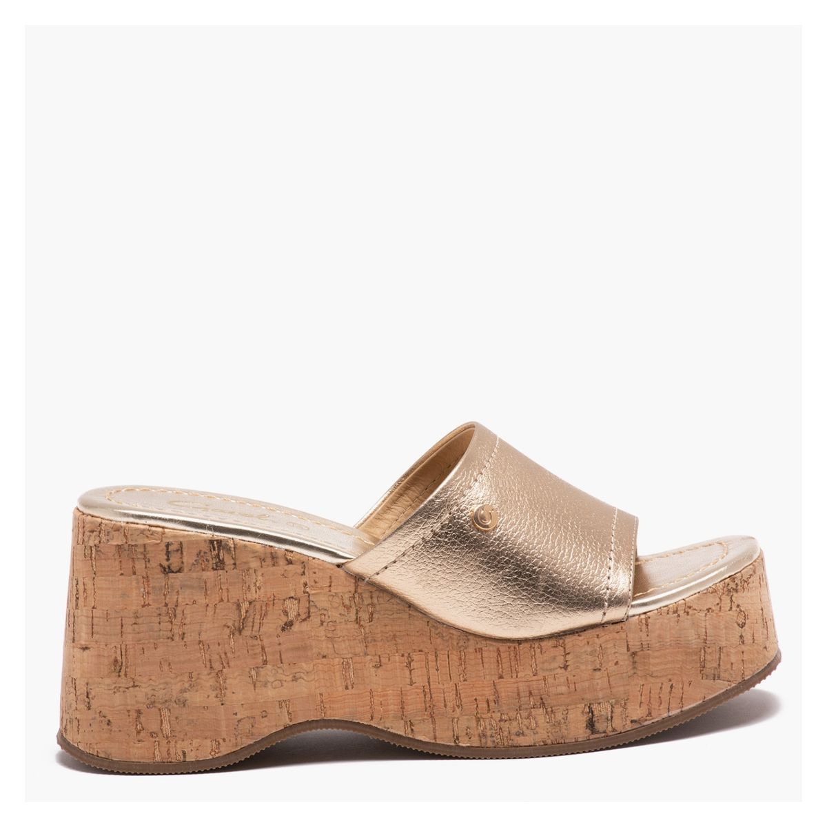 GACEL - Gacel Sandalia mujer cuero amarillo