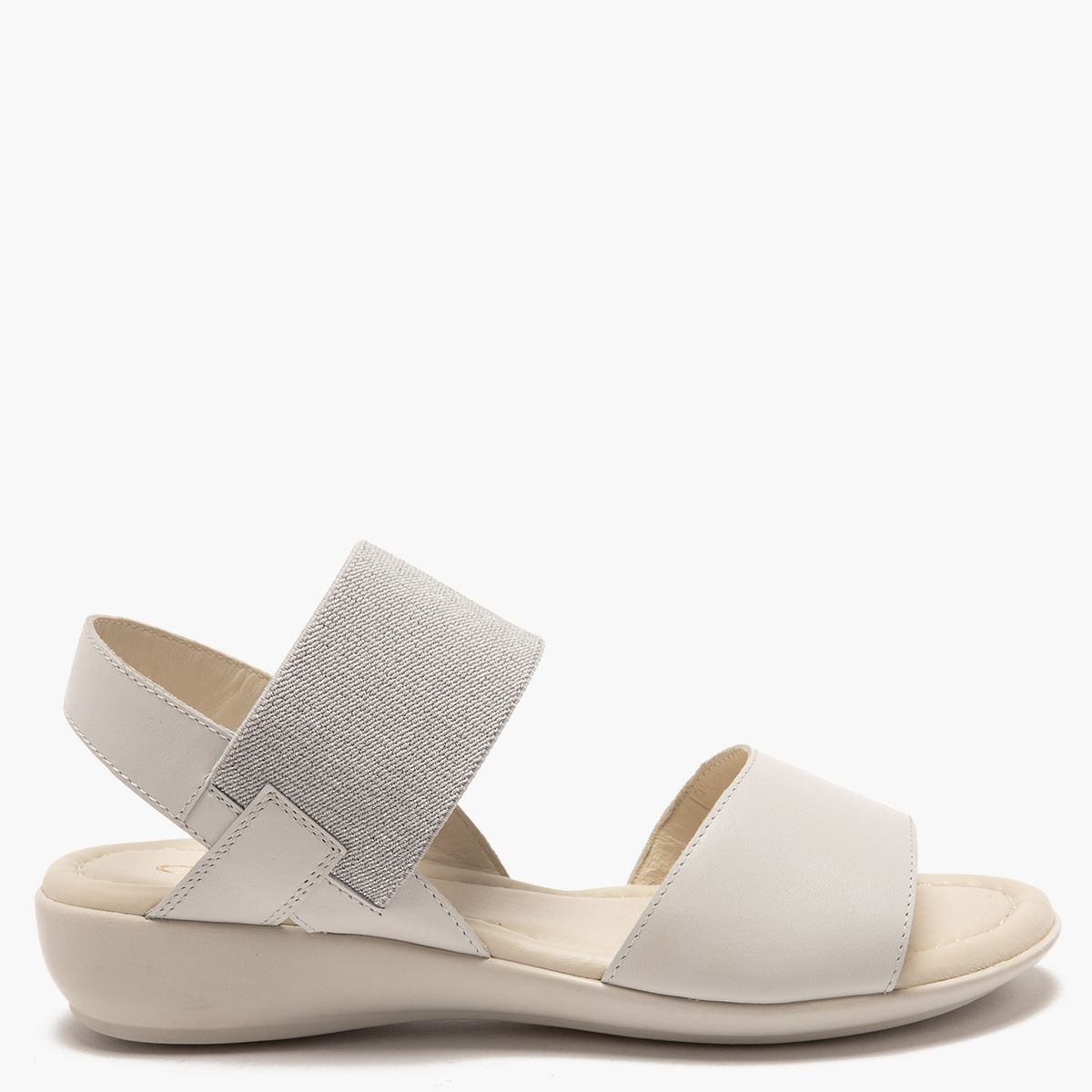 GACEL - Sandalia Mujer Cuero Gris Gacel