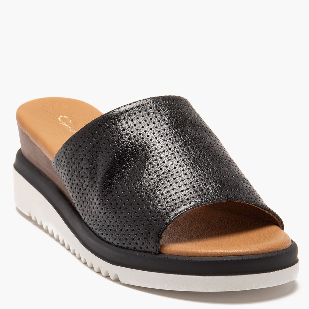 GACEL - Gacel Sandalia mujer cuero negro