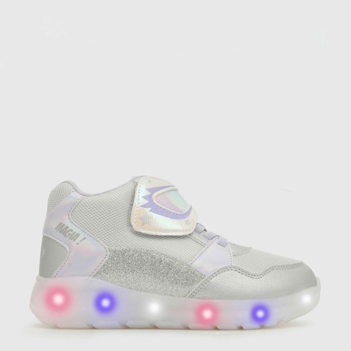 COLLOKY - Zapatilla Urbana Niña con Luces Gris Colloky