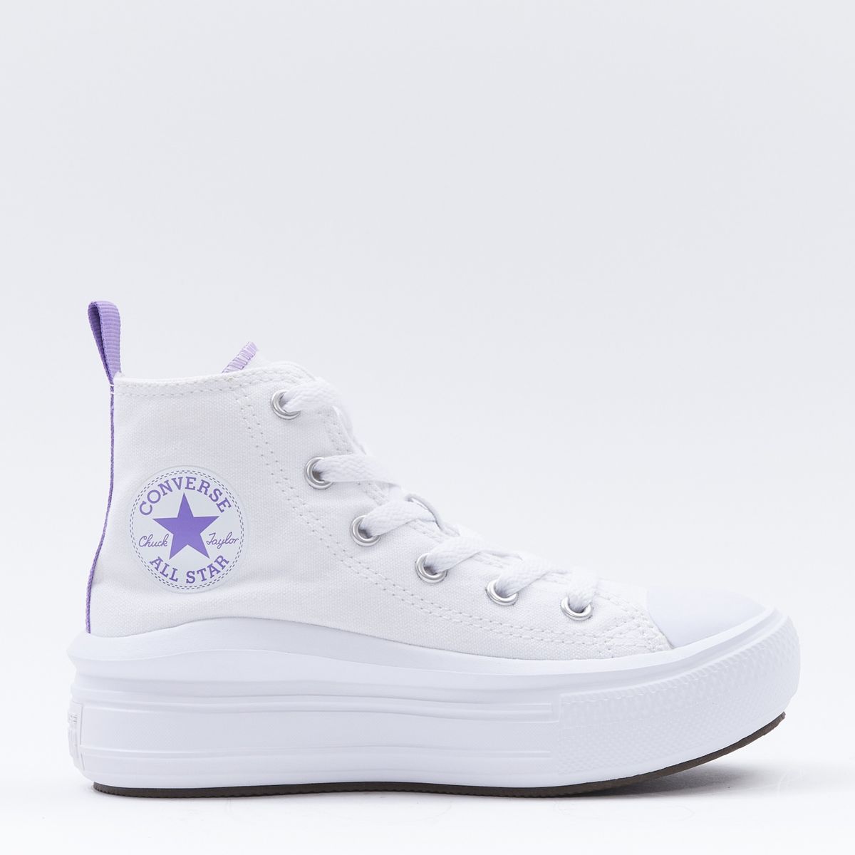 CONVERSE - Chuck Taylor All Star Move Zapatilla Urbana Niña Blanca Converse