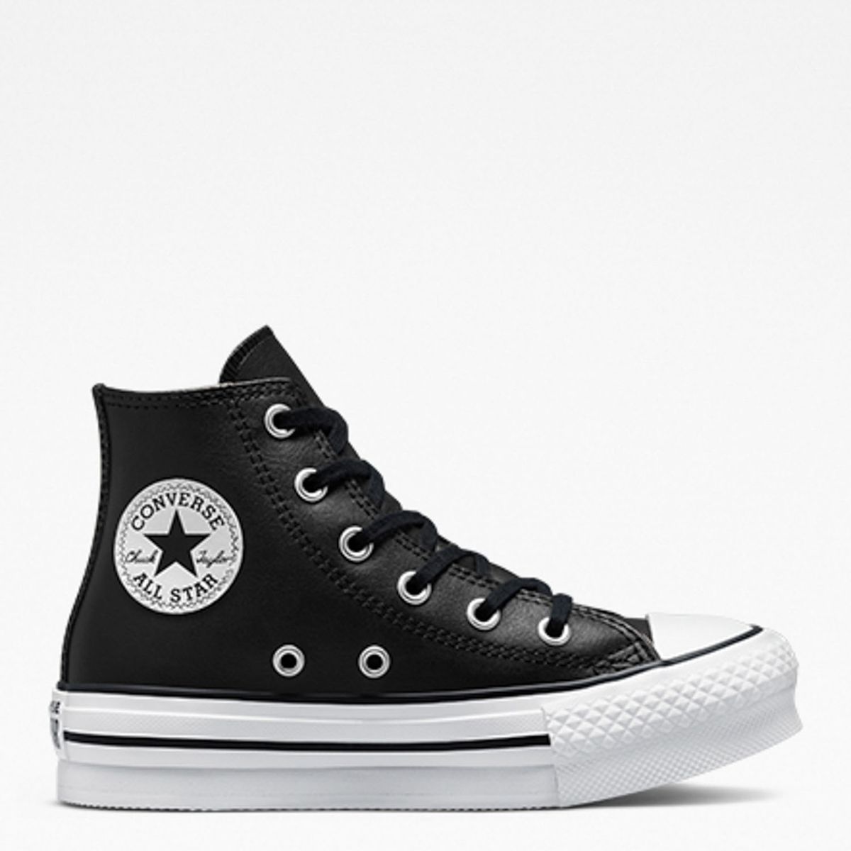CONVERSE - Chuck Taylor All Star Eva Lift Zapatilla Urbana Niña Cuero Negro (27 A 35) Converse