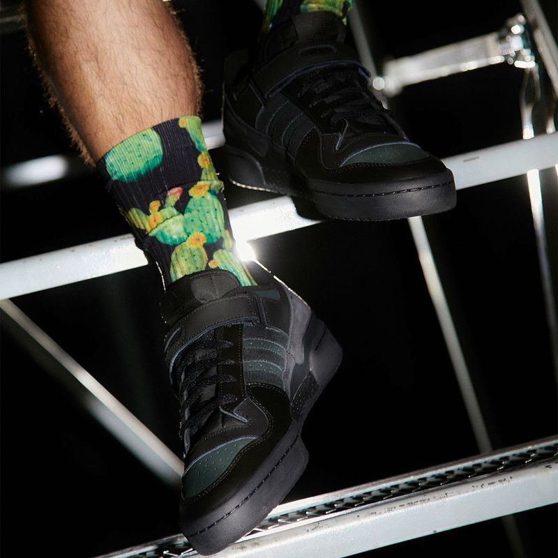 ADIDAS ORIGINALS - Forum Low Zapatilla Urbana Hombre Negro Adidas Originals