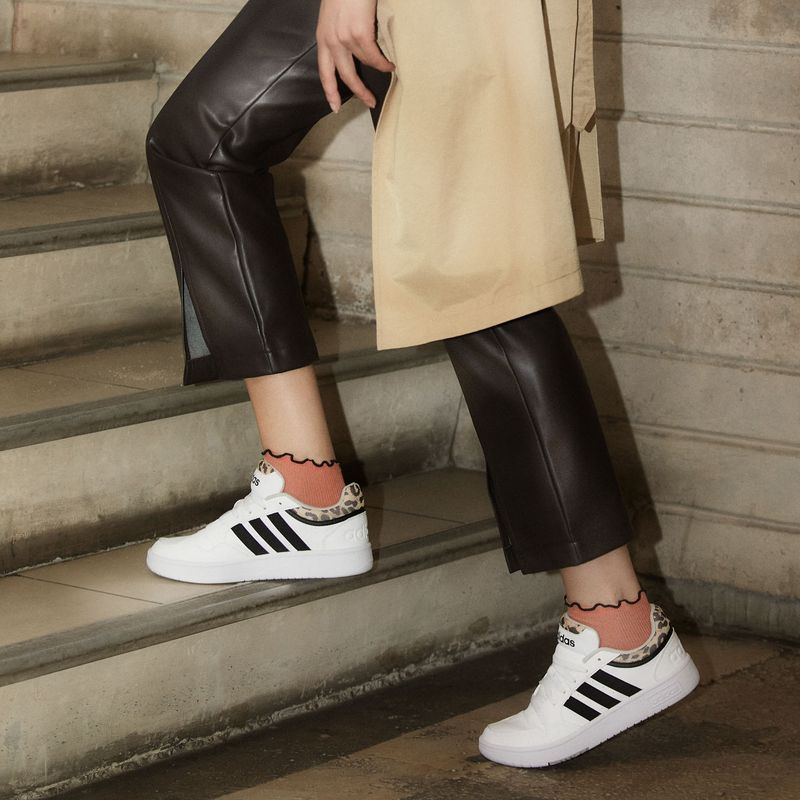 ADIDAS - Hoops 3.0 Zapatilla Urbana Mujer Blanco Adidas
