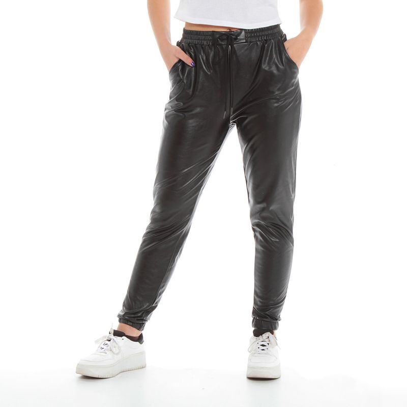 WADOS - Wados Pantalón Jogger Ecocuero Tiro Alto Mujer